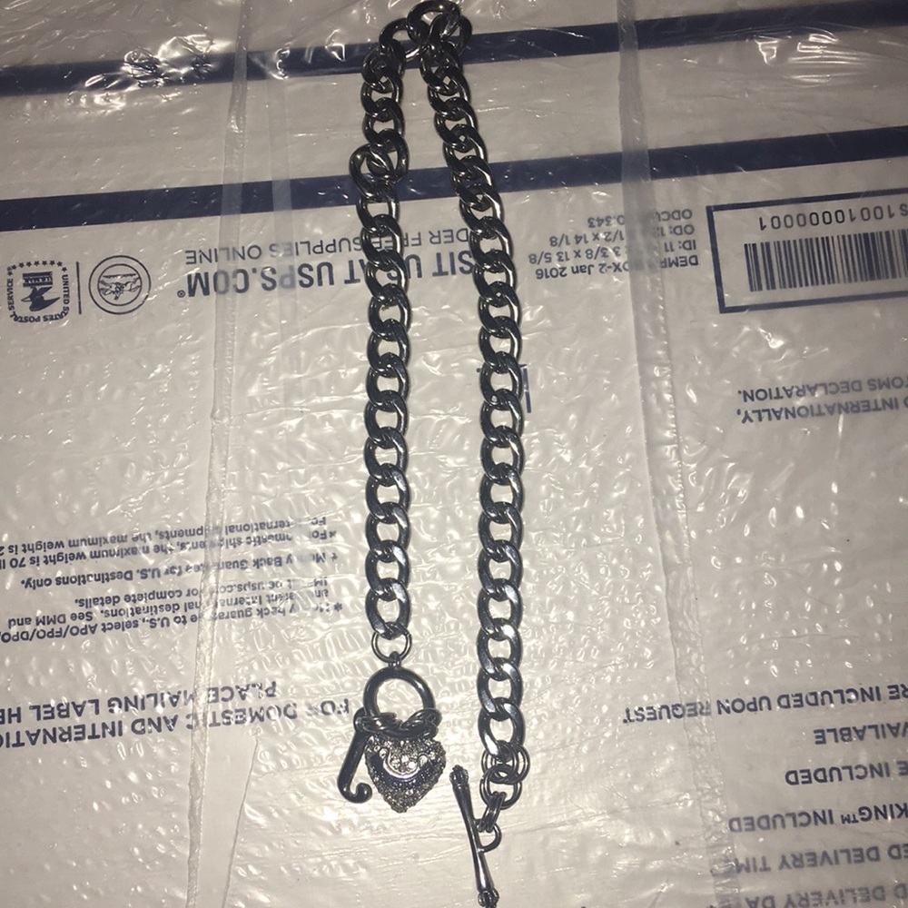 Silver Authentic Juicy Couture Necklace